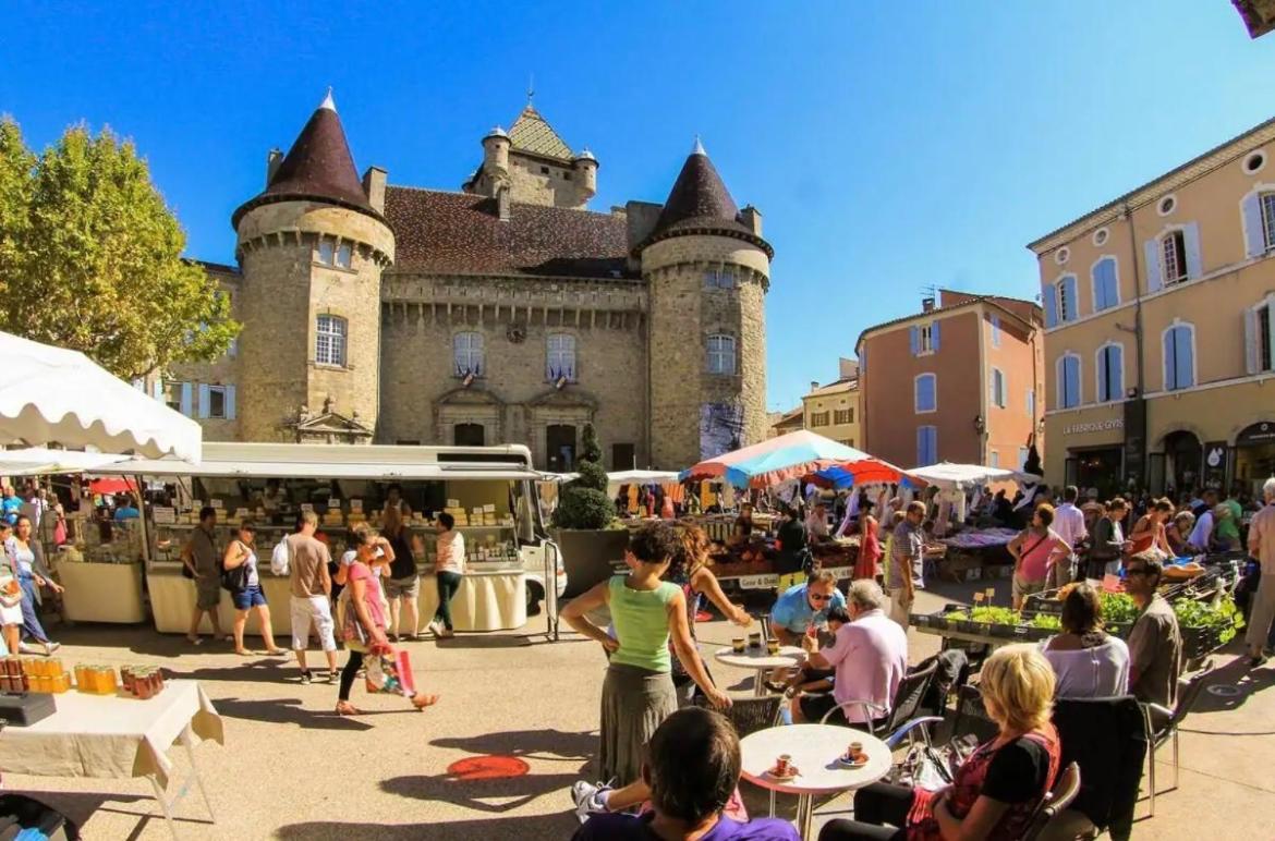 Escapade Ardechoise - Parking Gratuit - Chateau A 2 Pas Aubenas Bagian luar foto